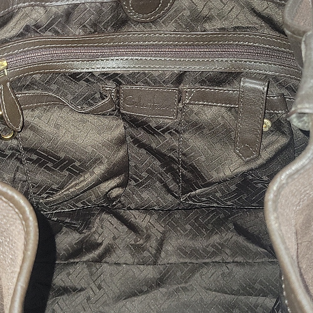 Cole Haan Brown Suede Leather Women’s Shoulder Bag - Picture 12 of 13